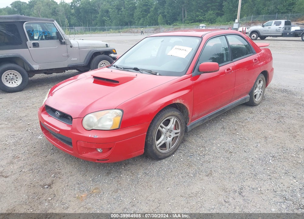 2004 SUBARU IMPREZA WRX VIN: JF1GD29624H515472