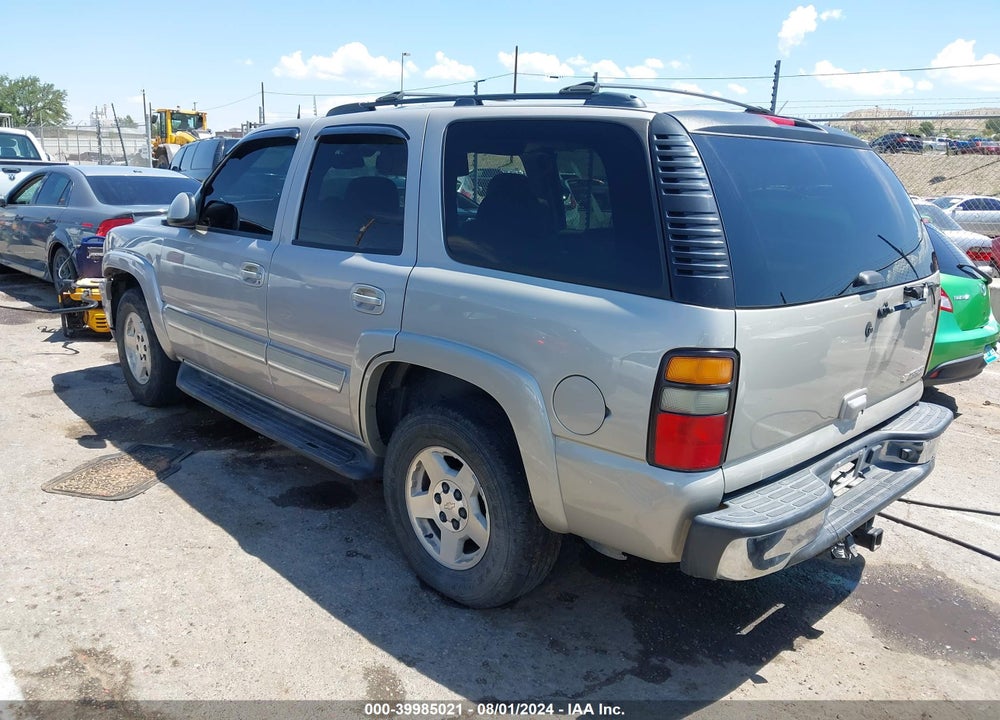 2005 CHEVROLET TAHOE LT VIN: 1GNEK13T55J256090