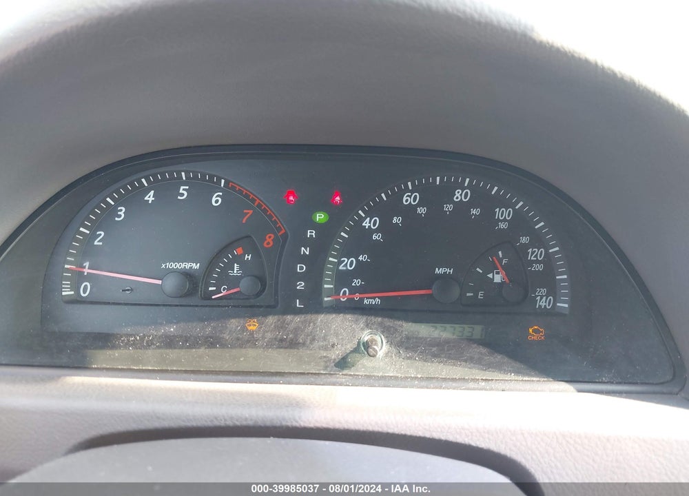 2002 TOYOTA CAMRY XLE VIN: 4T1BE32K62U599410