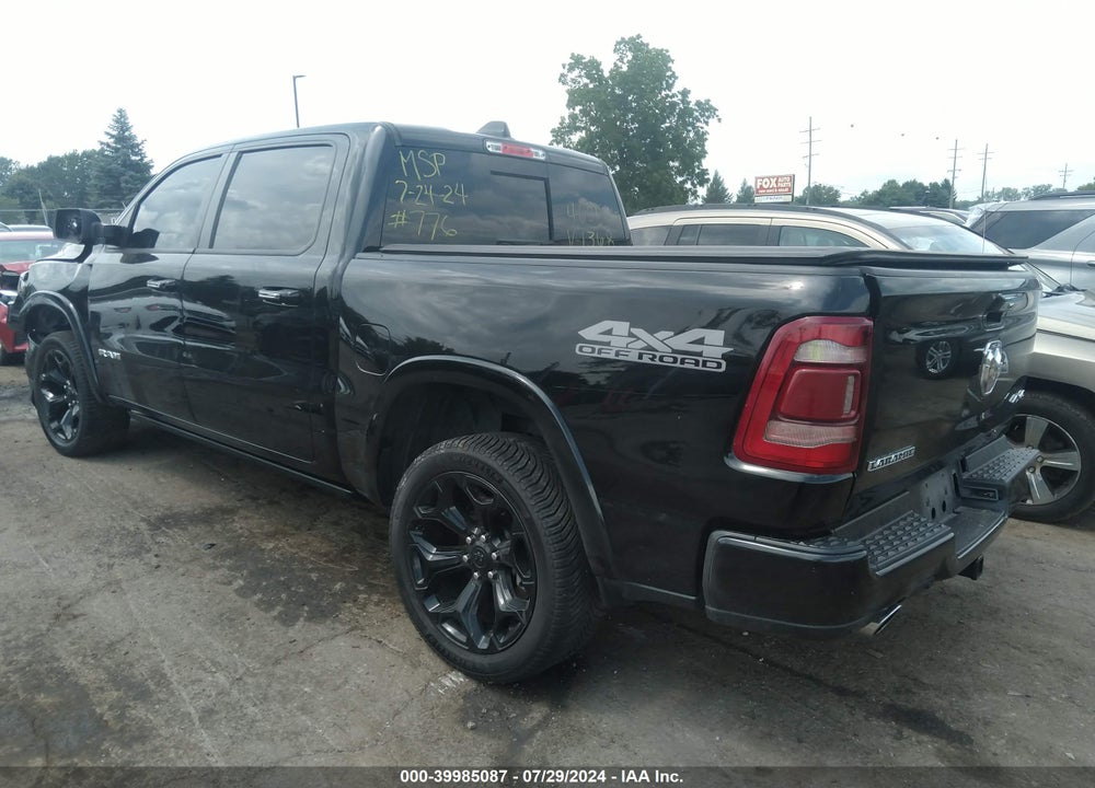 2022 RAM 1500 LAIE  4X4 5'7 BOX VIN: 1C6SRFJT4NN221368