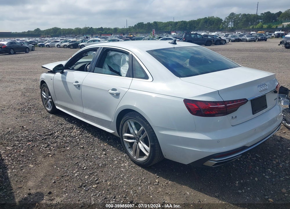 2021 AUDI A4 PREMIUM PLUS 45 TFSI S LINE QUATTRO S TRONIC VIN: WAUEAAF49MN006226