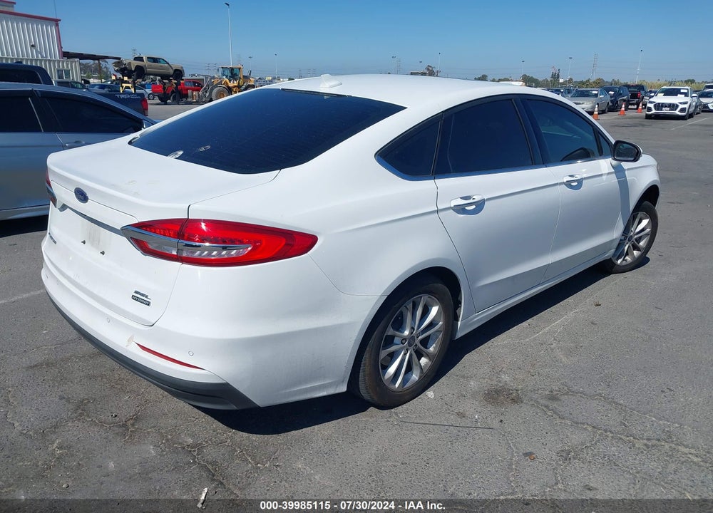 2020 FORD FUSION HYBRID SEL VIN: 3FA6P0MU0LR247838