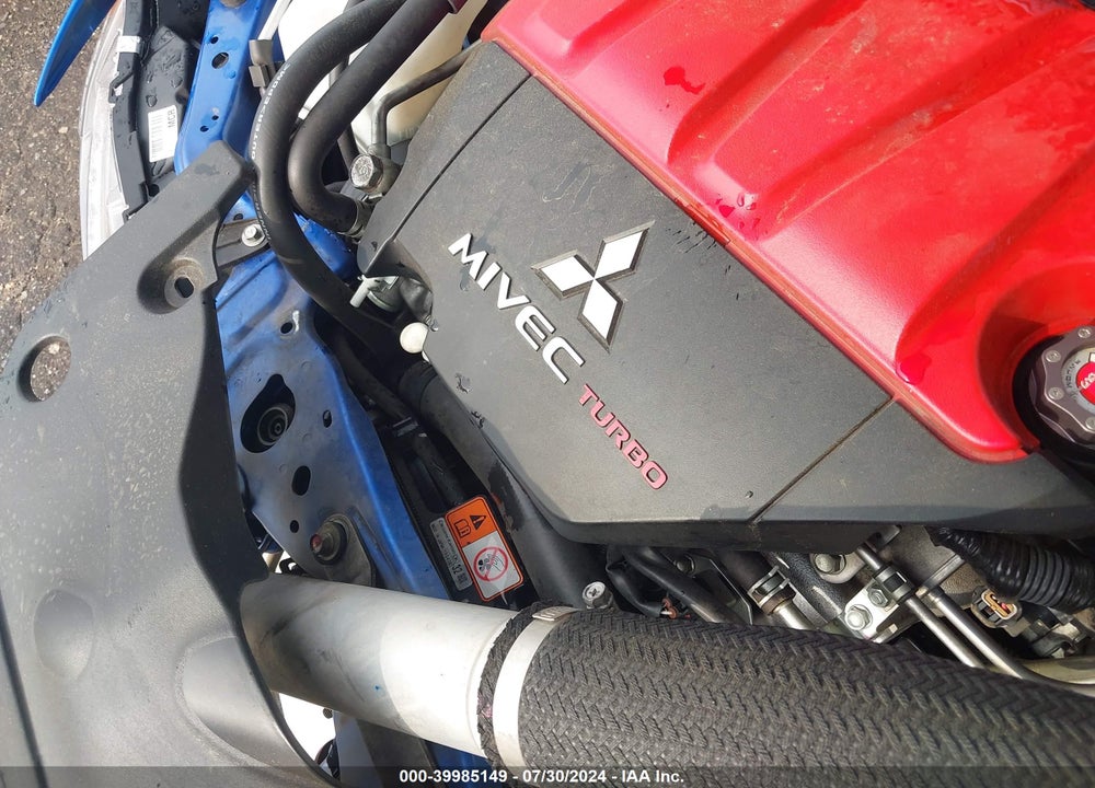 2015 MITSUBISHI LANCER EVOLUTION GSR VIN: JA32W8FV0FU020757