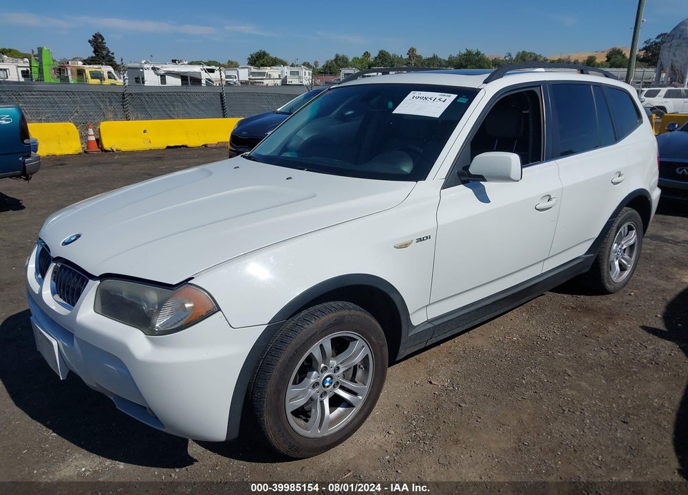 2006 BMW X3 3.0I VIN: WBXPA93426WG79215