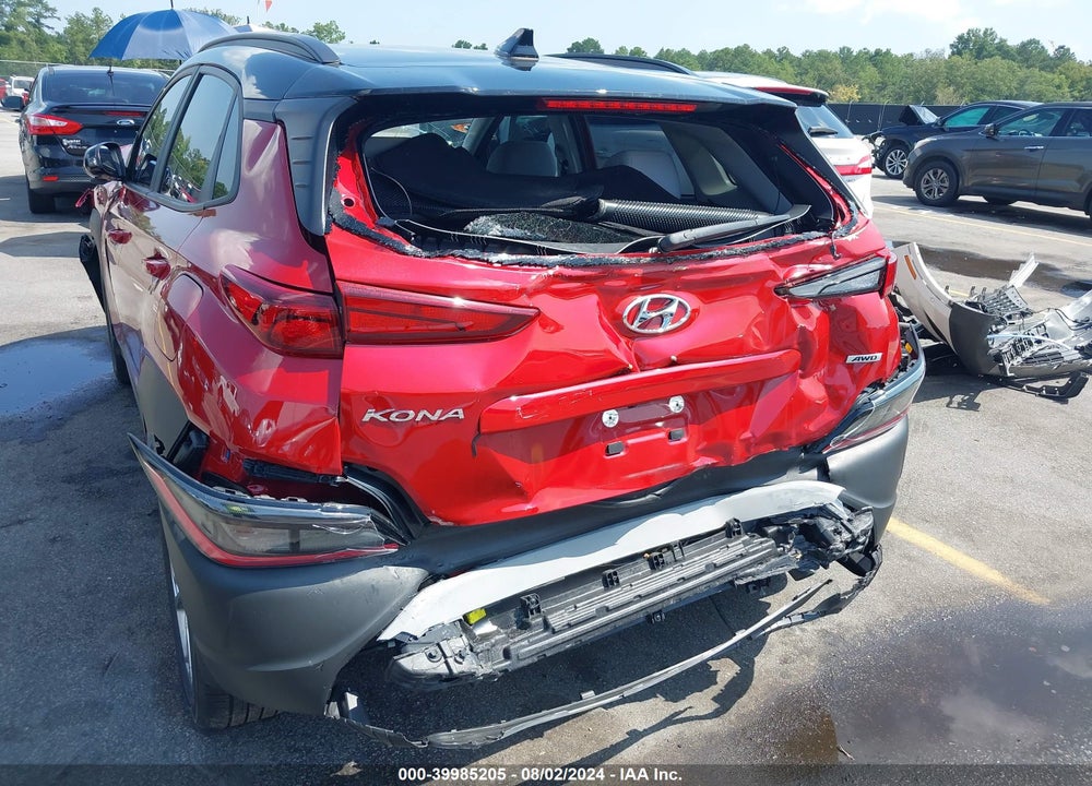 2023 HYUNDAI KONA SEL VIN: KM8K6CAB4PU950935