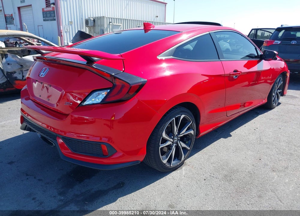 2018 HONDA CIVIC SI VIN: 2HGFC3A58JH753223