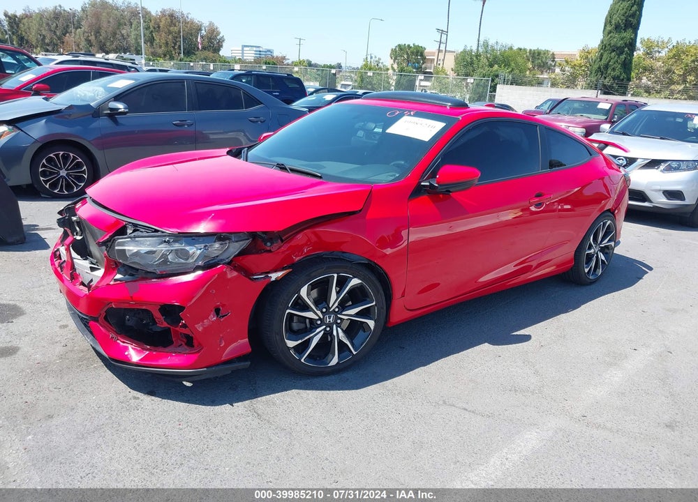 2018 HONDA CIVIC SI VIN: 2HGFC3A58JH753223