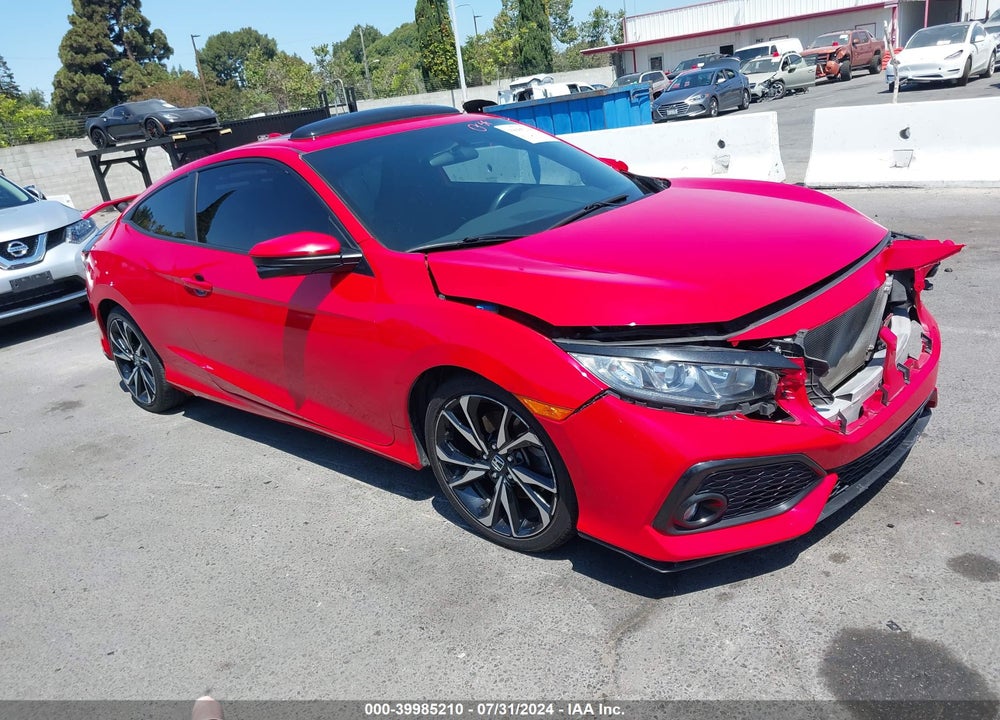 2018 HONDA CIVIC SI VIN: 2HGFC3A58JH753223