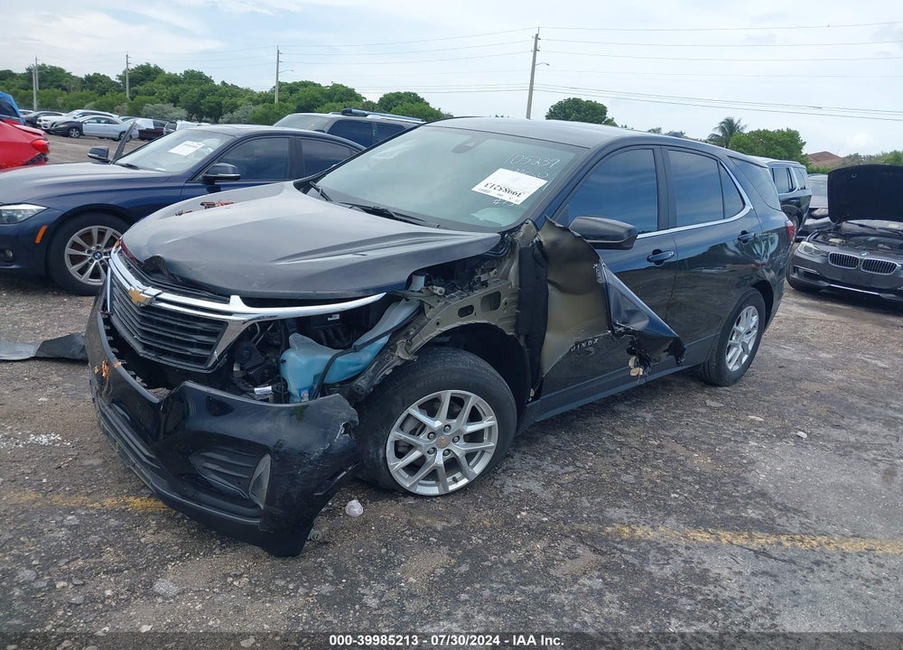 2022 CHEVROLET EQUINOX FWD LT VIN: 2GNAXKEV2N6105239