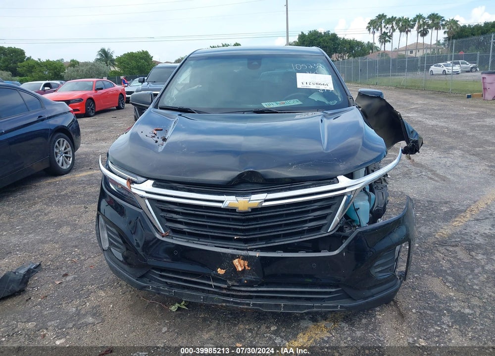 2022 CHEVROLET EQUINOX FWD LT VIN: 2GNAXKEV2N6105239
