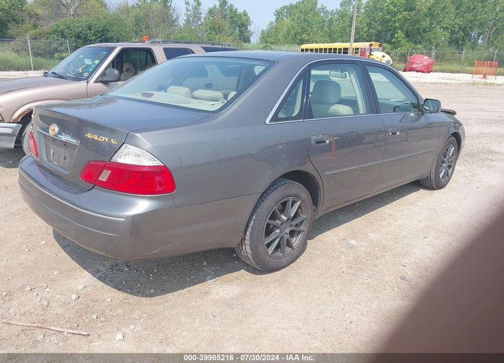 2004 TOYOTA AVALON XL/XLS VIN: 4T1BF28BX4U369418