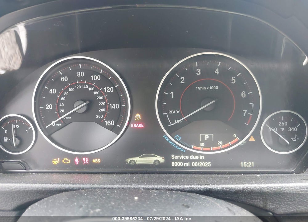 2015 BMW 435I XDRIVE VIN: WBA3R5C53FK372241