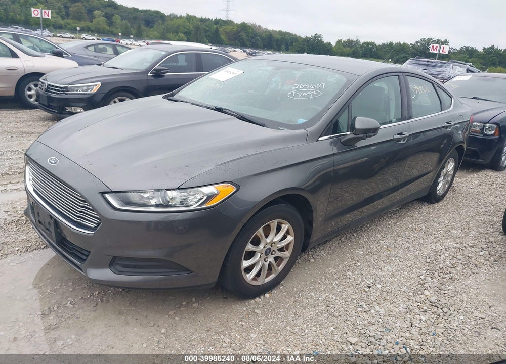 2016 FORD FUSION S VIN: 3FA6P0G72GR269609