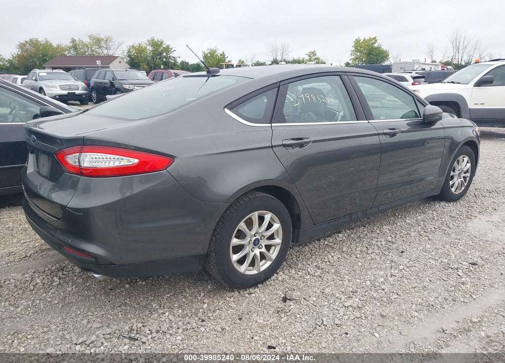 2016 FORD FUSION S VIN: 3FA6P0G72GR269609