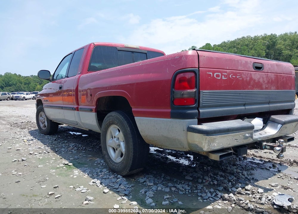 1999 DODGE RAM 1500 ST VIN: 3B7HC13Z9XG118449
