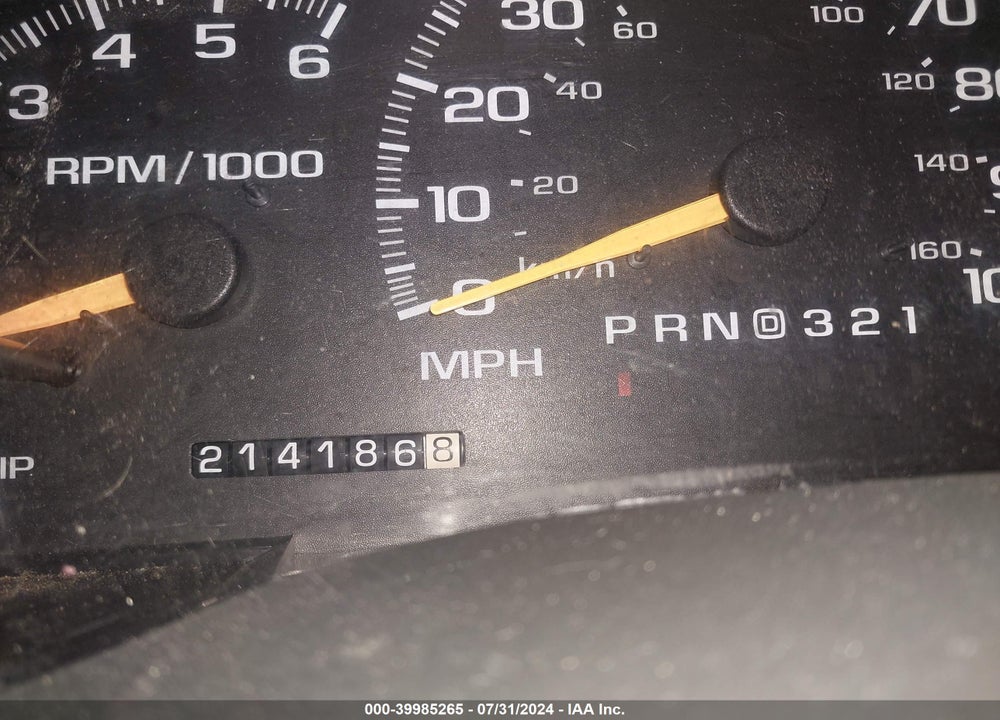 1999 CHEVROLET TAHOE VIN: 3GNEK18R0XG168890