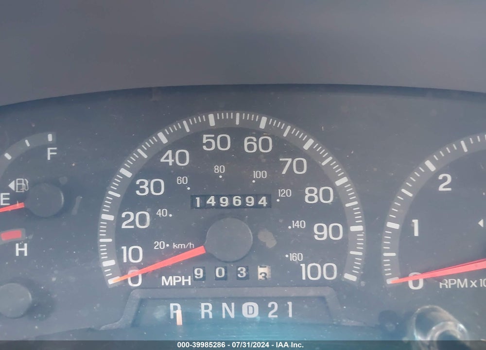 1997 FORD F-150 LARIAT/STANDARD/XL/XLT VIN: 1FTDX1761VNB41991