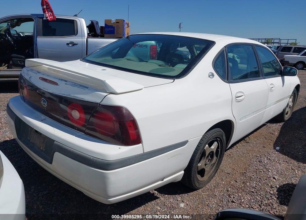 2002 CHEVROLET IMPALA LS VIN: 2G1WH55K629283273