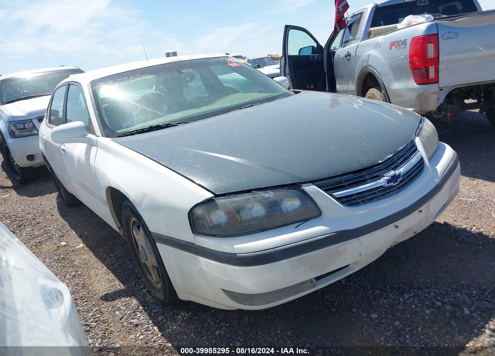 2002 CHEVROLET IMPALA LS VIN: 2G1WH55K629283273