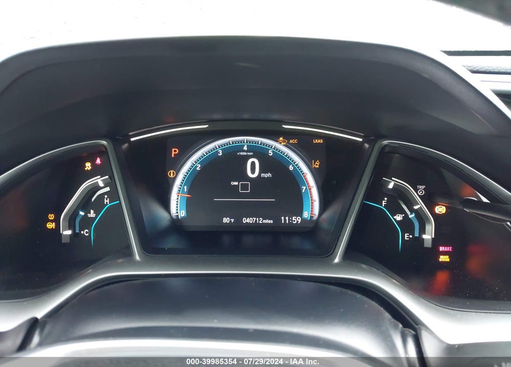 2020 HONDA CIVIC EX VIN: 2HGFC3B35LH350378
