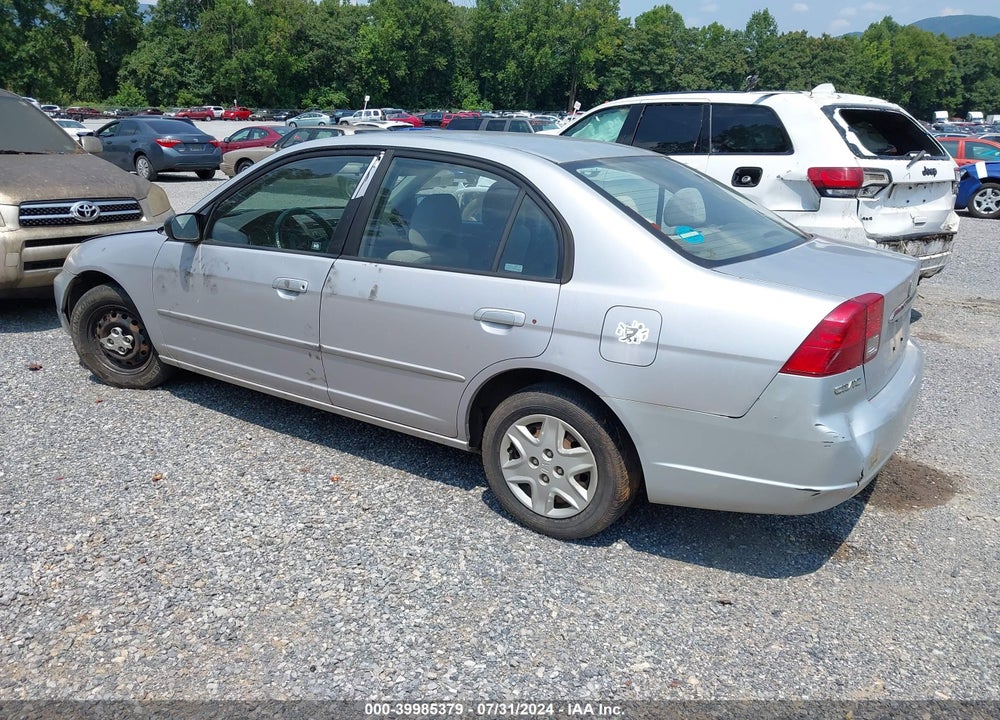 2003 HONDA CIVIC LX VIN: 1HGES15553L037091