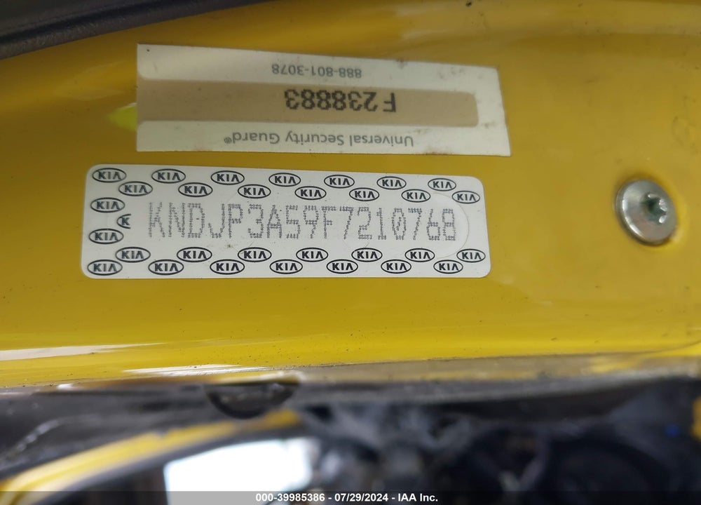 2015 KIA SOUL VIN: KNDJP3A59F7210768