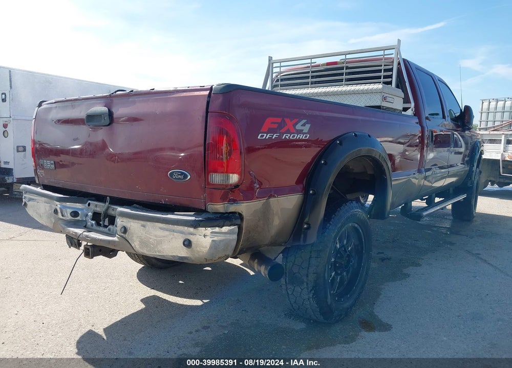 2004 FORD F 350 VIN: 1FTSW31P34EB78255