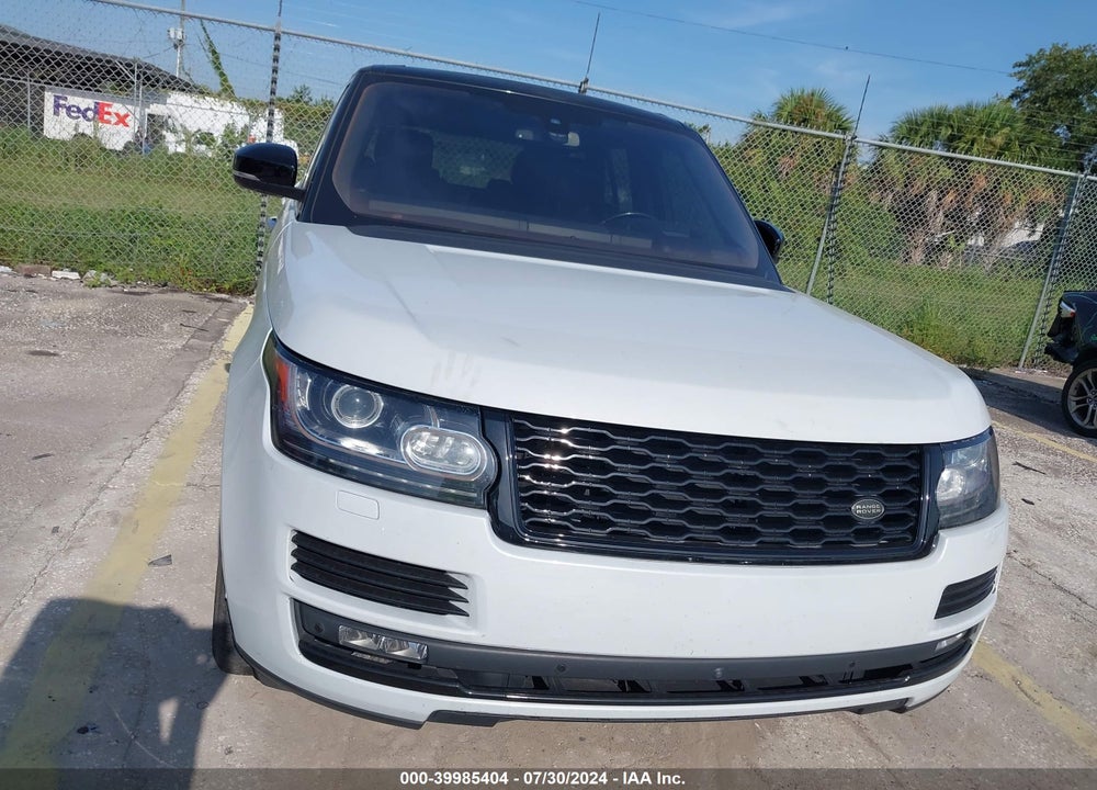 2016 LAND ROVER RANGE ROVER 3.0L V6 TURBOCHARGED DIESEL HSE TD6 VIN: SALGS2KF4GA264311