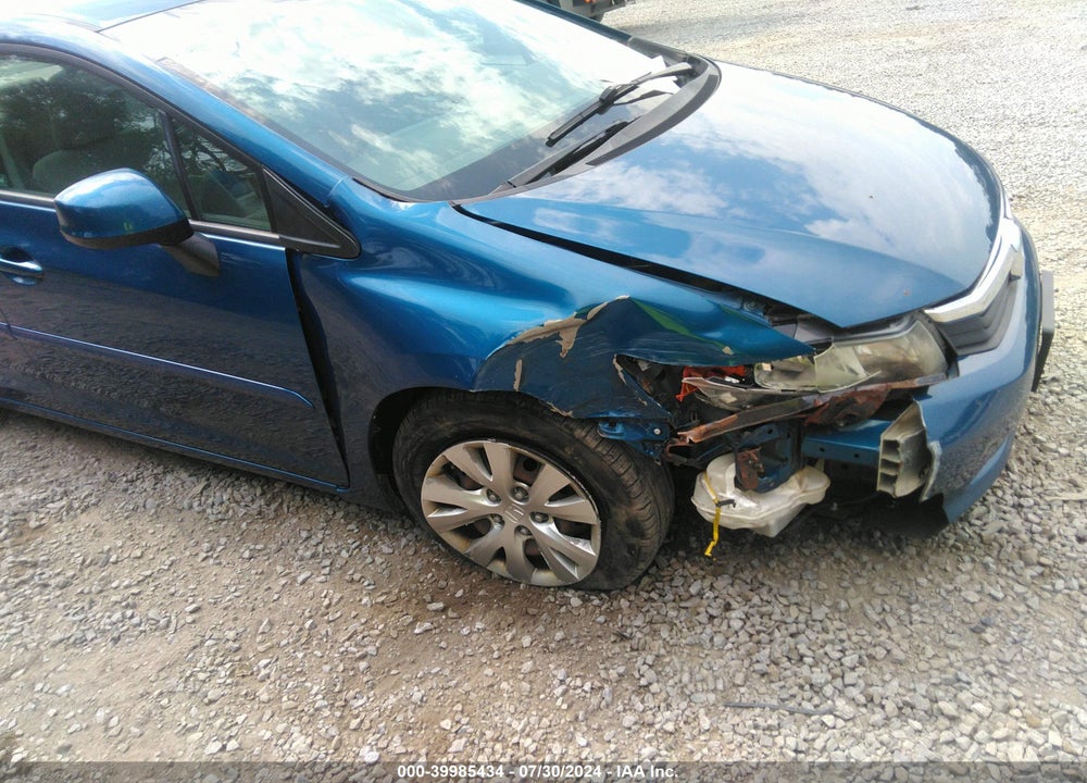 2012 HONDA CIVIC LX VIN: 2HGFB2F5XCH550410