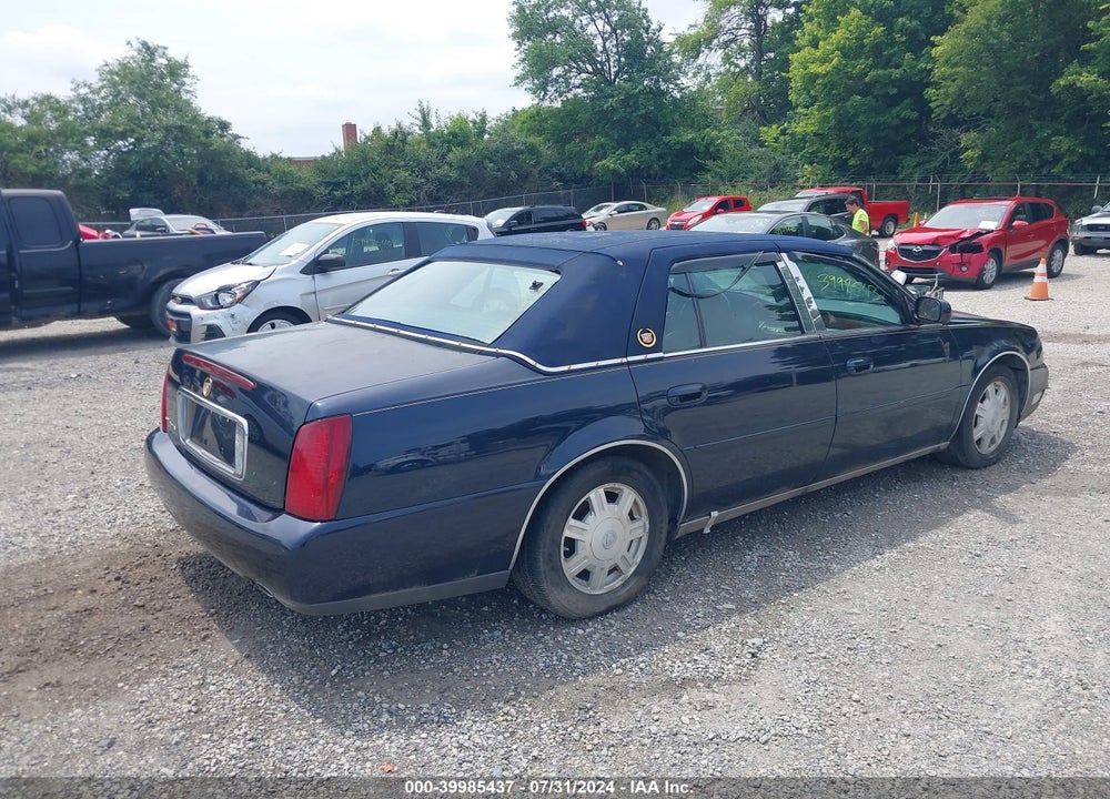 2003 CADILLAC DEVILLE STANDARD VIN: 1G6KD54Y43U292035