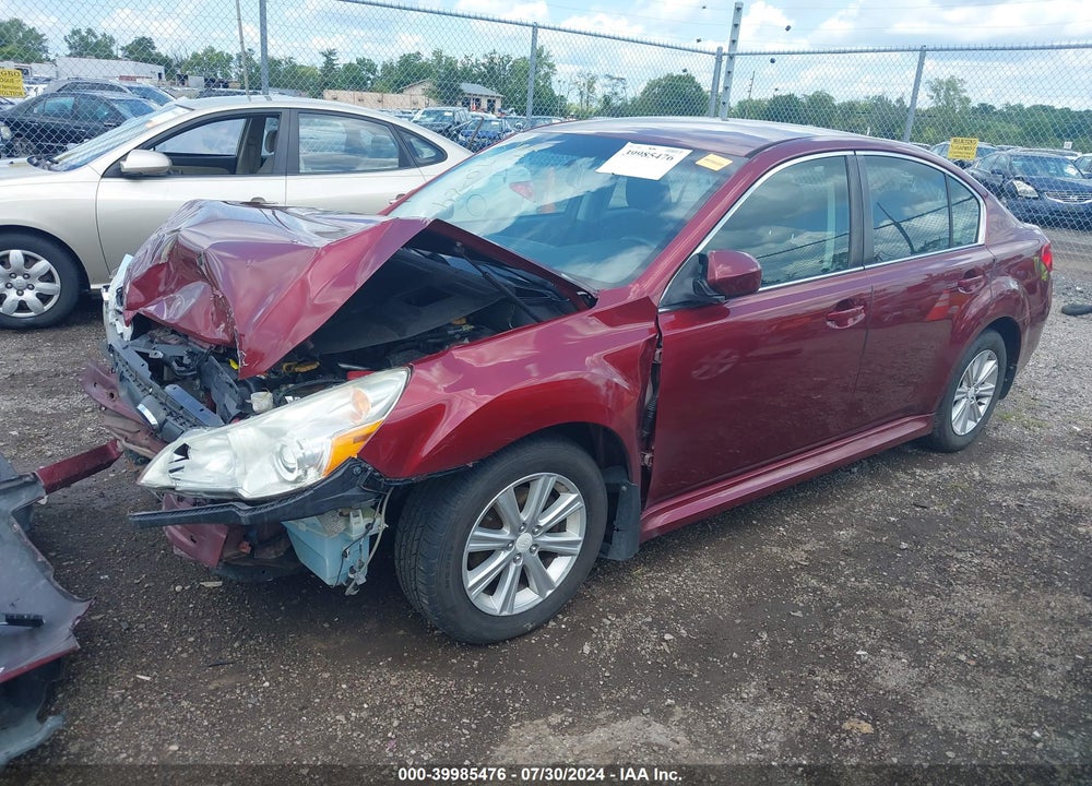 2011 SUBARU LEGACY 2.5I PREMIUM VIN: 4S3BMCC69B3259568