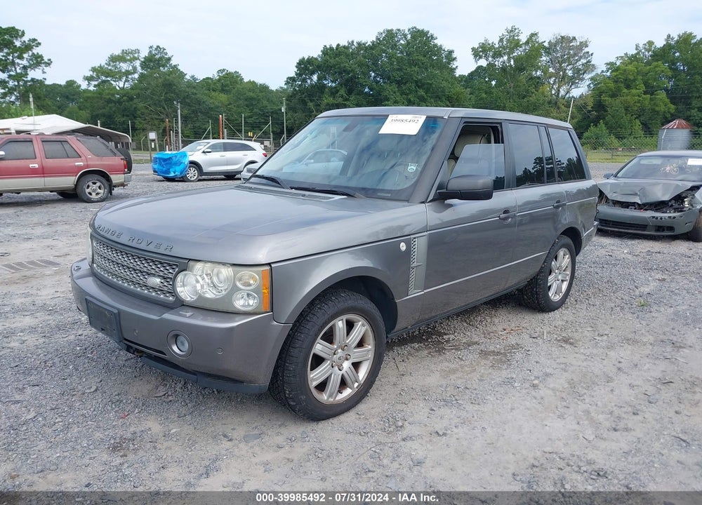 2008 LAND ROVER RANGE ROVER HSE VIN: SALMF15498A292828