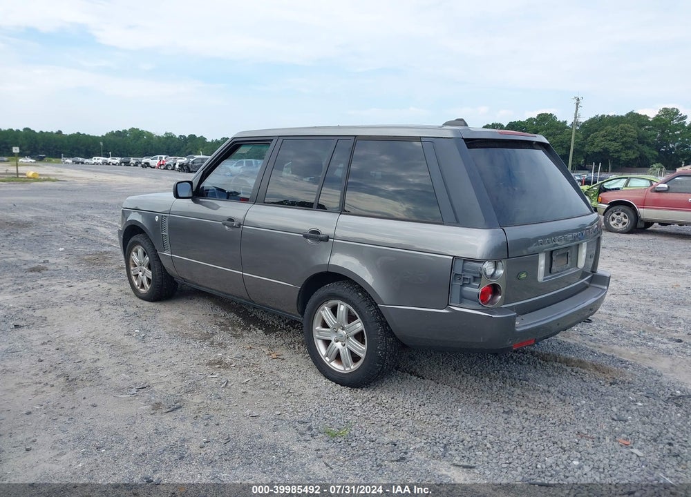2008 LAND ROVER RANGE ROVER HSE VIN: SALMF15498A292828
