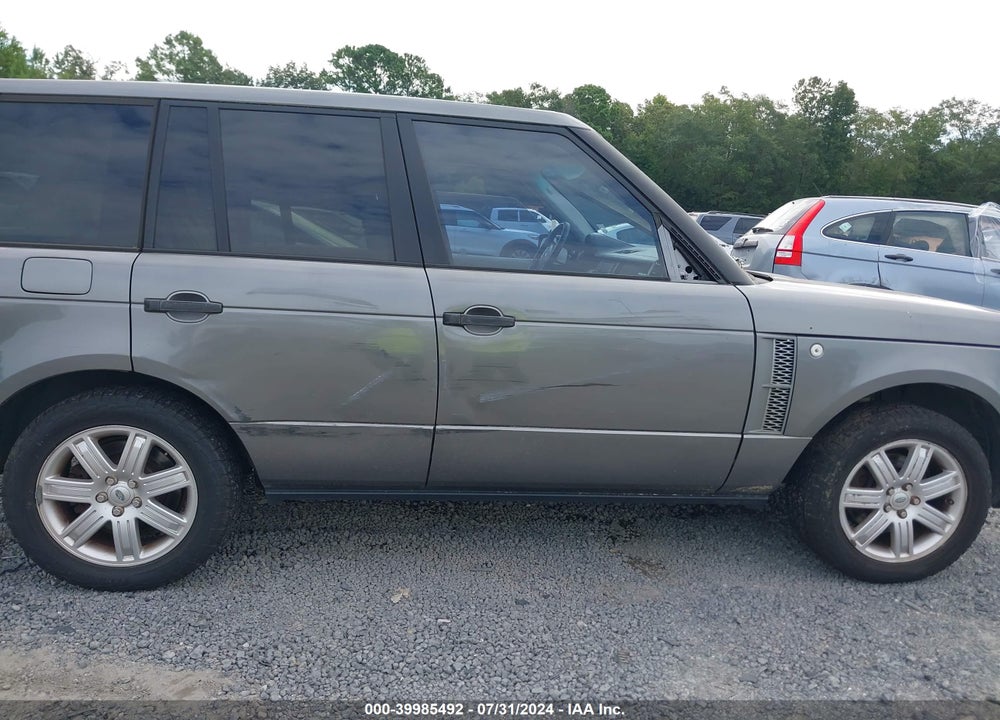 2008 LAND ROVER RANGE ROVER HSE VIN: SALMF15498A292828