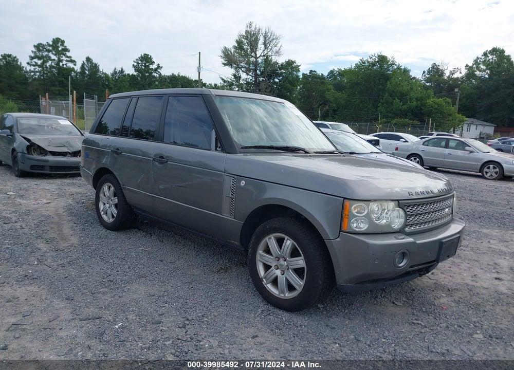 2008 LAND ROVER RANGE ROVER HSE VIN: SALMF15498A292828