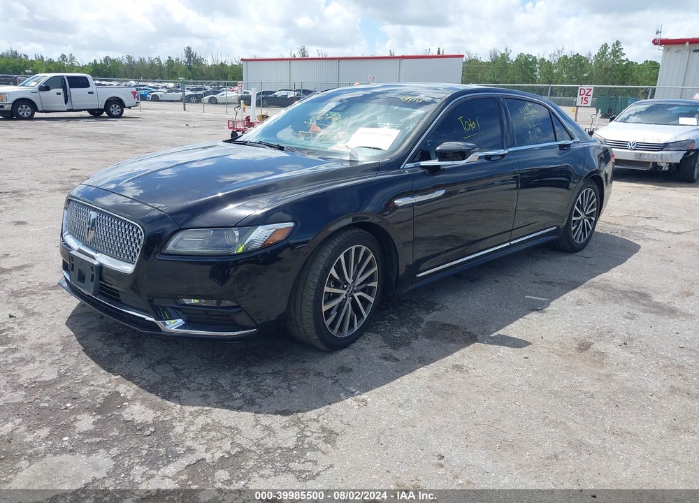 2019 LINCOLN CONTINENTAL SELECT VIN: 1LN6L9SK3K5605488