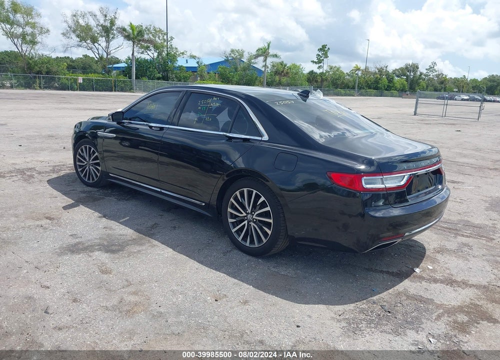 2019 LINCOLN CONTINENTAL SELECT VIN: 1LN6L9SK3K5605488