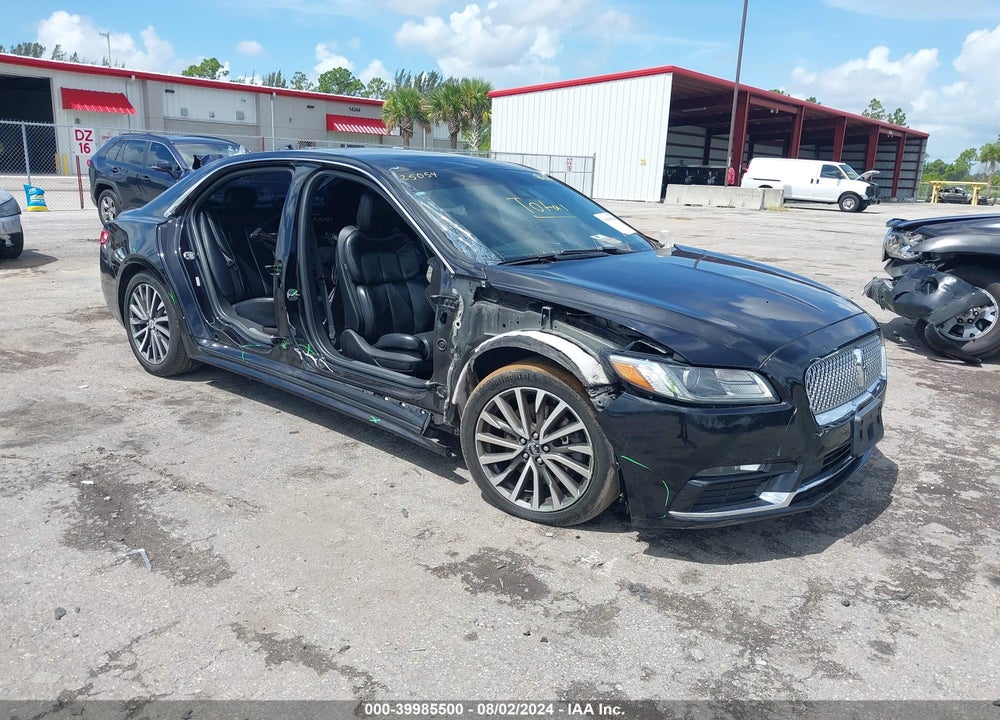 2019 LINCOLN CONTINENTAL SELECT VIN: 1LN6L9SK3K5605488