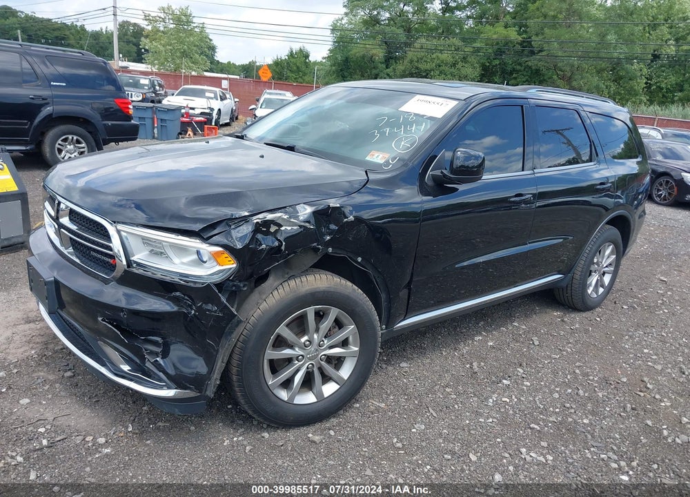 2017 DODGE DURANGO SXT AWD VIN: 1C4RDJAG2HC937441
