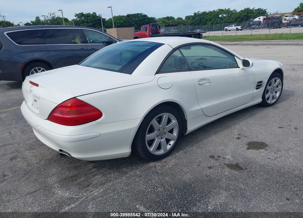 2003 MERCEDES-BENZ SL 500 VIN: WDBSK75F93F057967