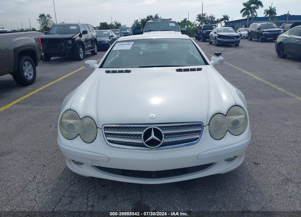 2003 MERCEDES-BENZ SL 500 VIN: WDBSK75F93F057967