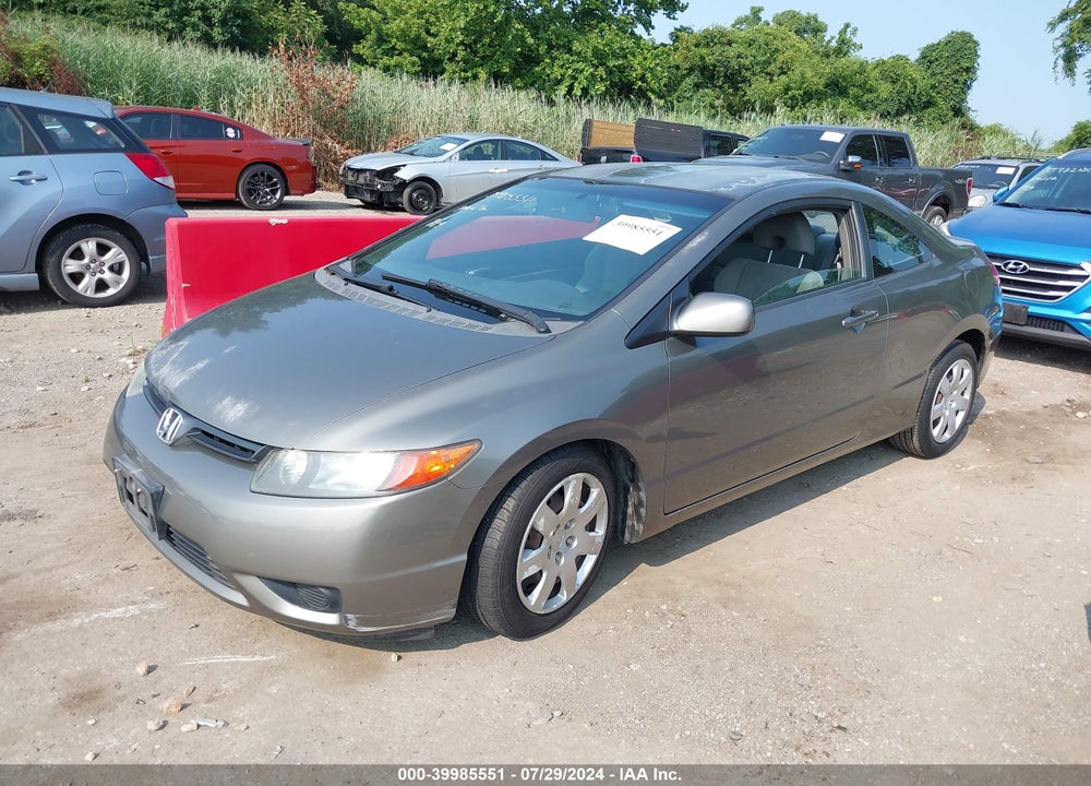 2007 HONDA CIVIC LX VIN: 2HGFG12627H545850
