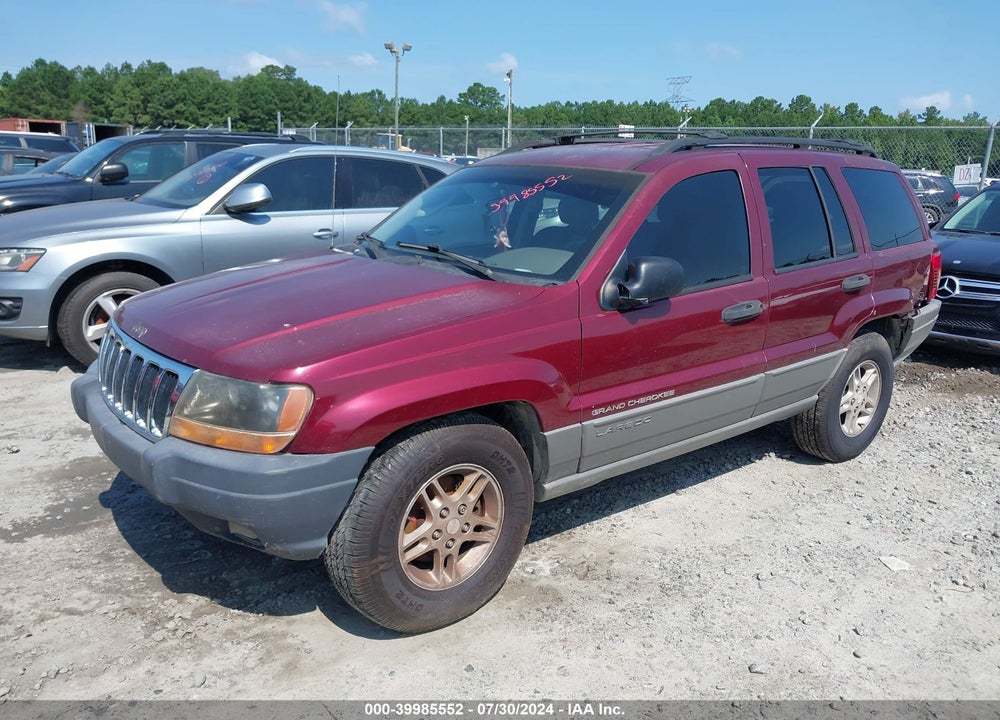 2002 JEEP GRAND CHEROKEE LAREDO VIN: 1J4GW48S22C128391