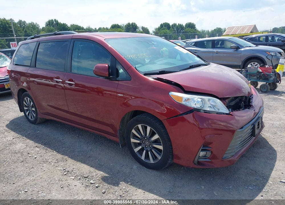 2018 TOYOTA SIENNA XLE 7 PASSENGER VIN: 5TDDZ3DC7JS196515