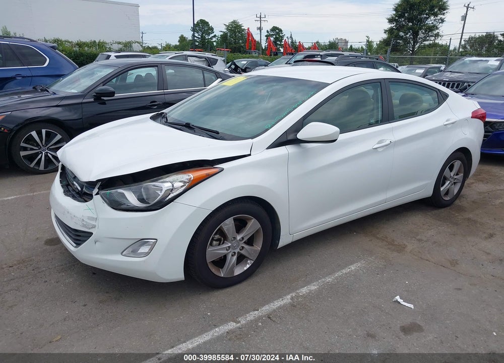 2013 HYUNDAI ELANTRA GLS VIN: 5NPDH4AE8DH430248