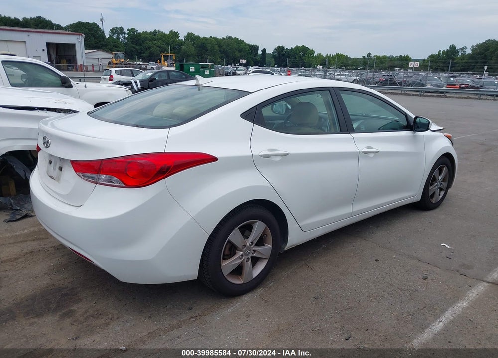 2013 HYUNDAI ELANTRA GLS VIN: 5NPDH4AE8DH430248