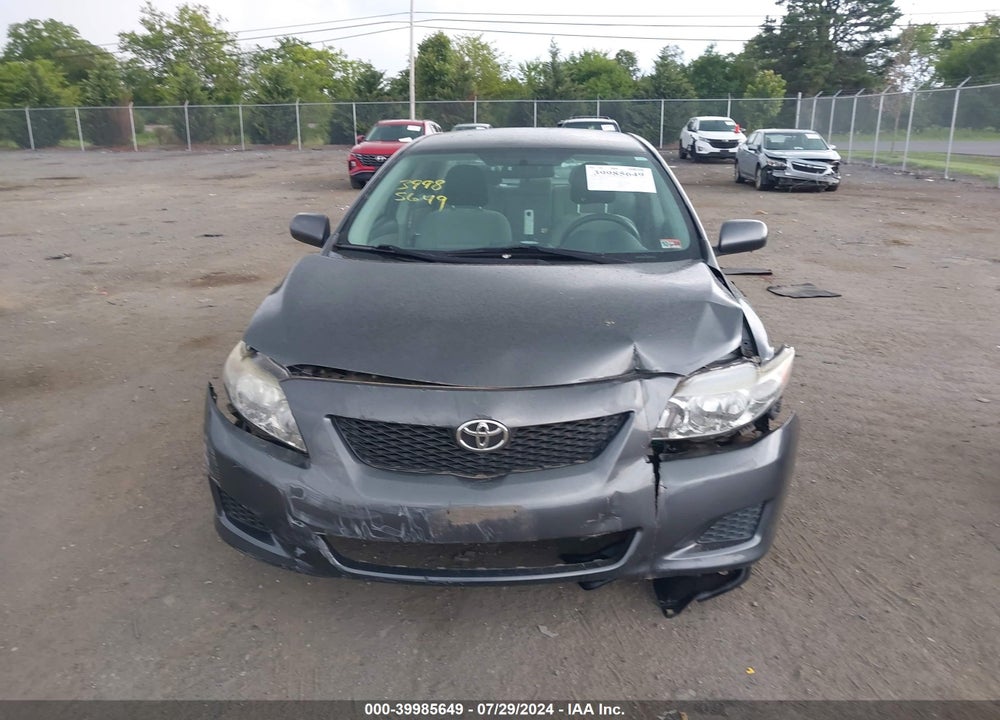 2009 TOYOTA COROLLA LE VIN: 2T1BU40E99C032710