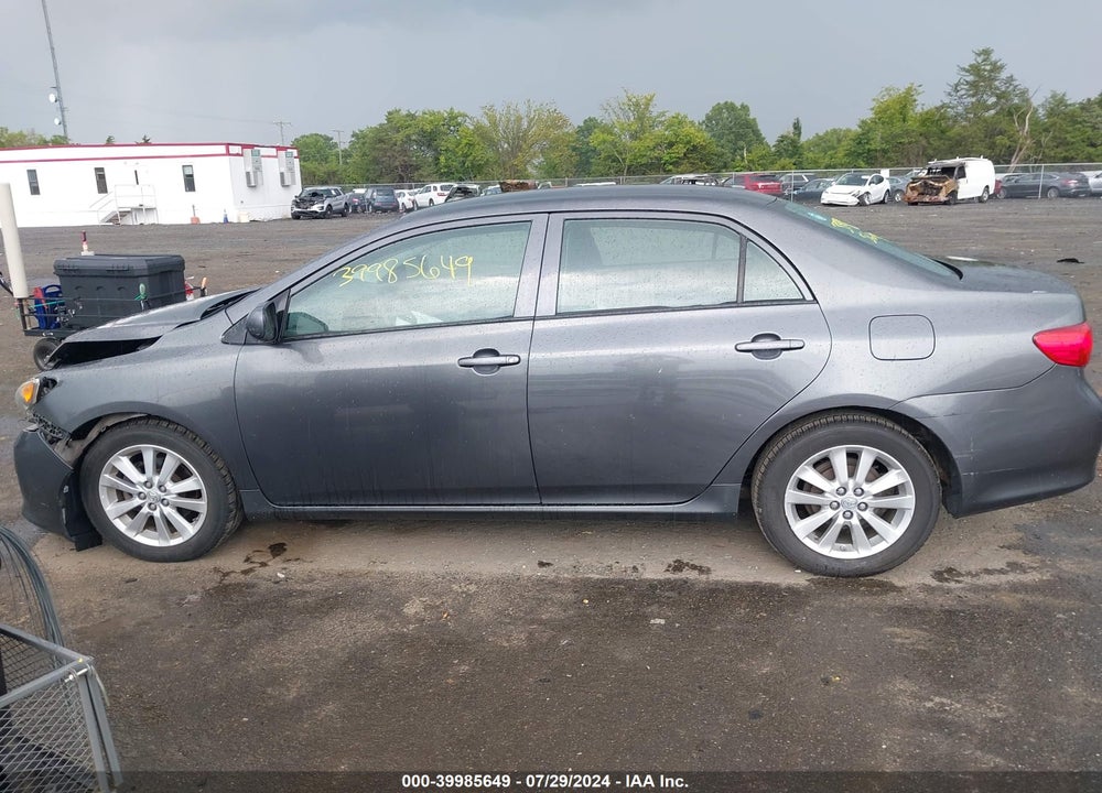 2009 TOYOTA COROLLA LE VIN: 2T1BU40E99C032710