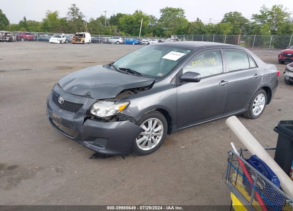 2009 TOYOTA COROLLA LE VIN: 2T1BU40E99C032710