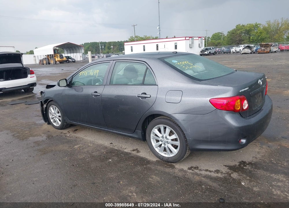 2009 TOYOTA COROLLA LE VIN: 2T1BU40E99C032710